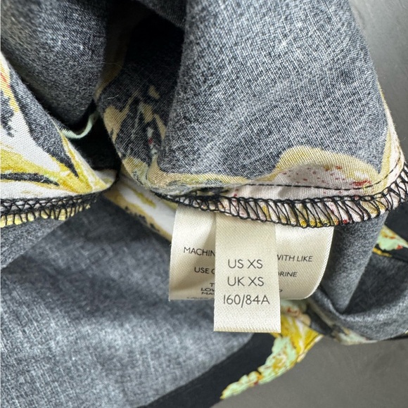 Free People Jodie Floral Tunic Dress Black print - Picture 8 of 10